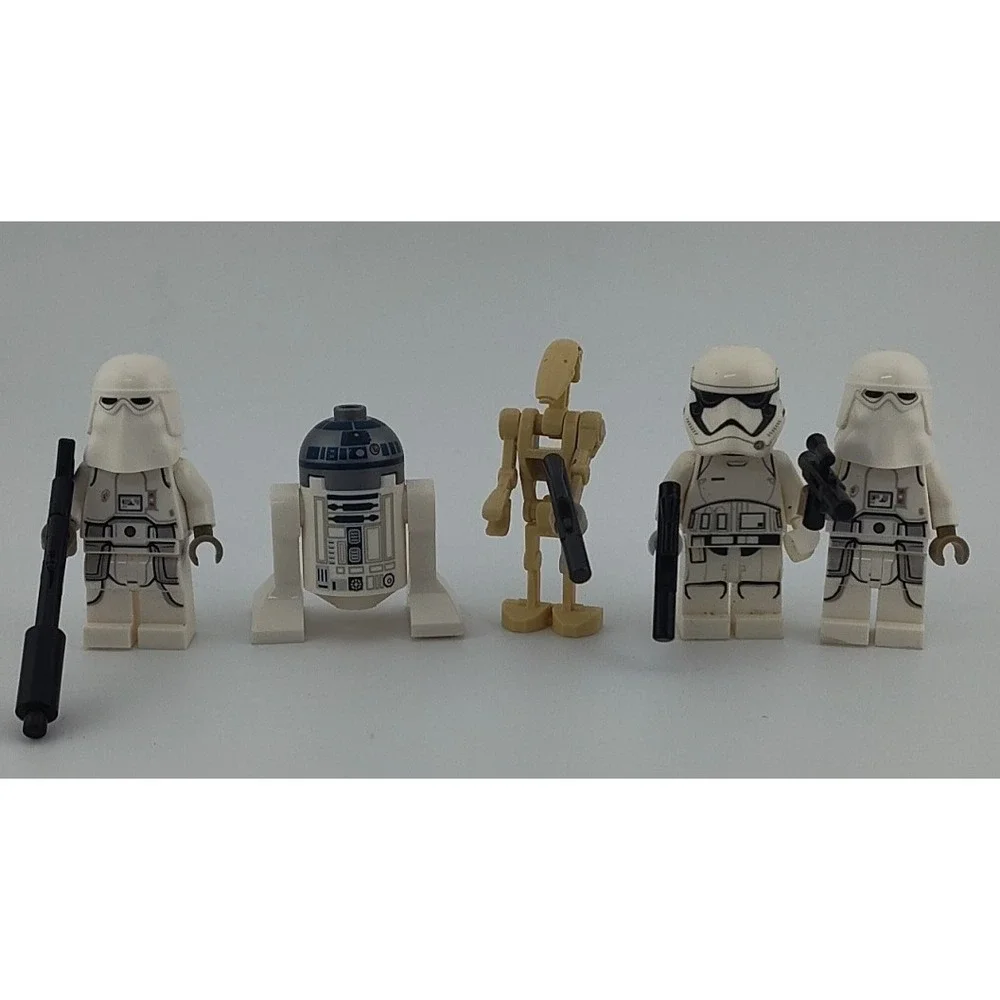 Lego Star Wars mini lot Snowtroopers R2-D2 robot droid Stormtrooper toys